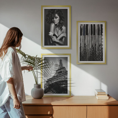 Zidna galerija Portret žene s Eiffelovom ružom