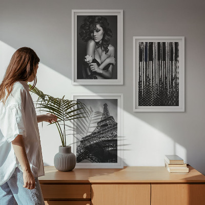 Zidna galerija Portret žene s Eiffelovom ružom