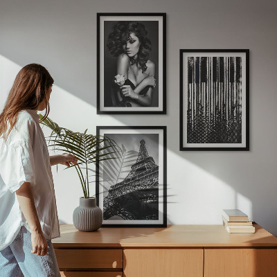 Zidna galerija Portret žene s Eiffelovom ružom