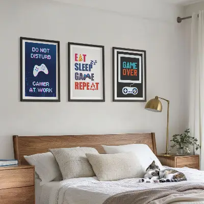 Set 3 slike u okviru motivi za zabavu igrača