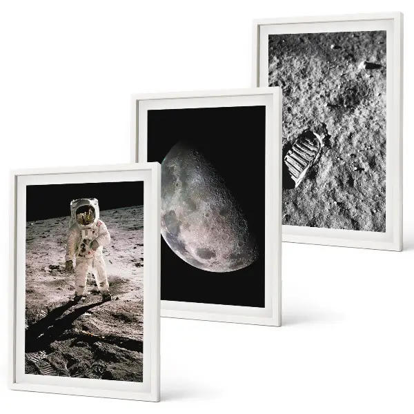 Fotografija Mjeseca astronauta u okviru