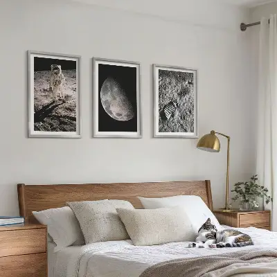 Fotografija Mjeseca astronauta u okviru