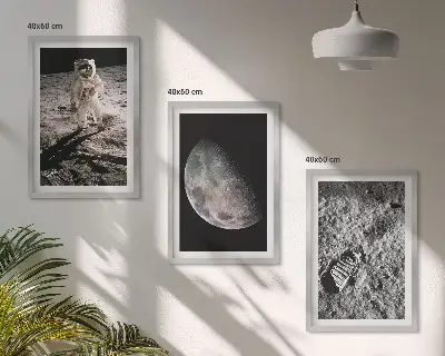 Fotografija Mjeseca astronauta u okviru