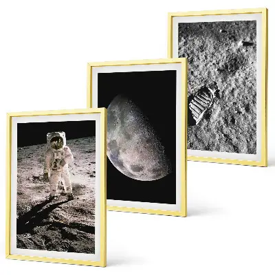 Fotografija Mjeseca astronauta u okviru