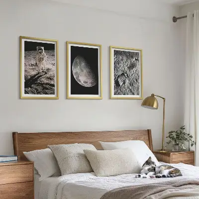 Fotografija Mjeseca astronauta u okviru