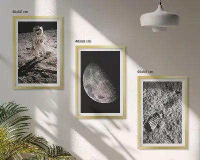 Fotografija Mjeseca astronauta u okviru