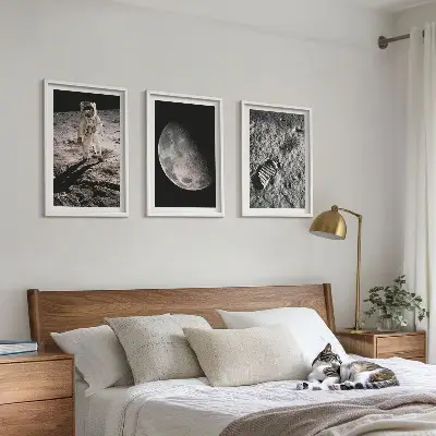 Fotografija Mjeseca astronauta u okviru