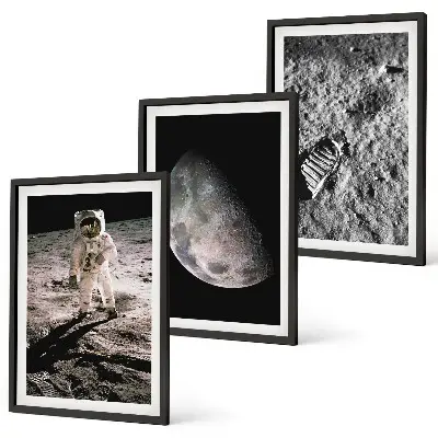 Fotografija Mjeseca astronauta u okviru