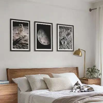 Fotografija Mjeseca astronauta u okviru