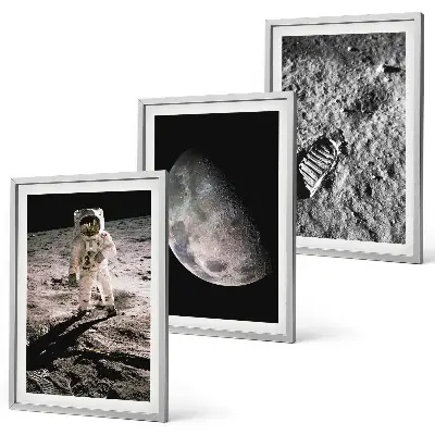 Fotografija Mjeseca astronauta u okviru
