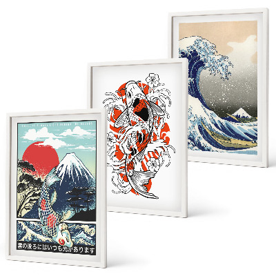 Zidna galerija Planine riba Veliki val Japan