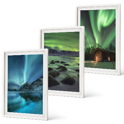 Zidna galerija Zimski pejzaži planina Aurora