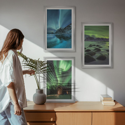 Zidna galerija Zimski pejzaži planina Aurora