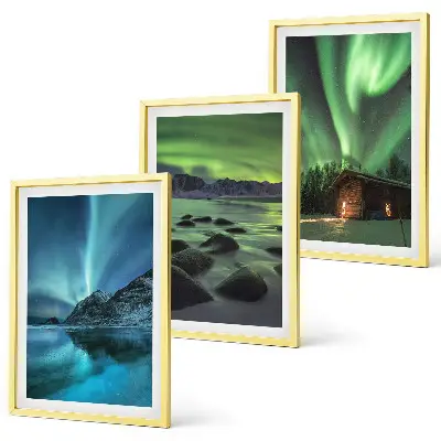 Zidna galerija zimski pejzaži planine Aurora