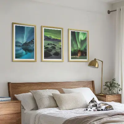 Zidna galerija zimski pejzaži planine Aurora