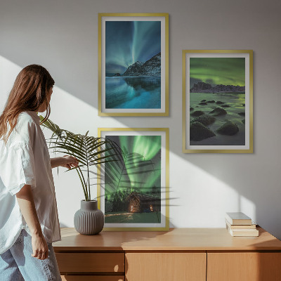 Zidna galerija Zimski pejzaži planina Aurora