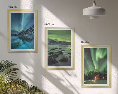 Zidna galerija Zimski pejzaži planina Aurora