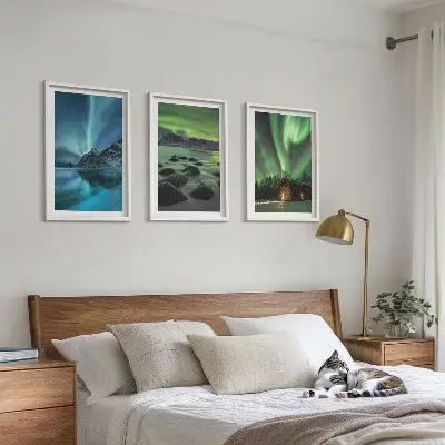 Zidna galerija zimski pejzaži planine Aurora