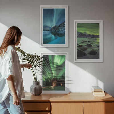 Zidna galerija Zimski pejzaži planina Aurora