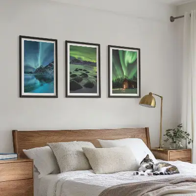 Zidna galerija zimski pejzaži planine Aurora