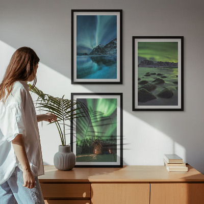 Zidna galerija Zimski pejzaži planina Aurora