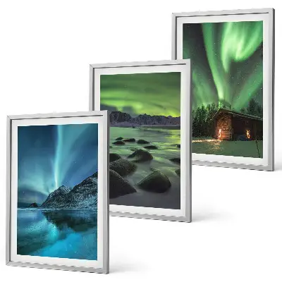 Zidna galerija zimski pejzaži planine Aurora