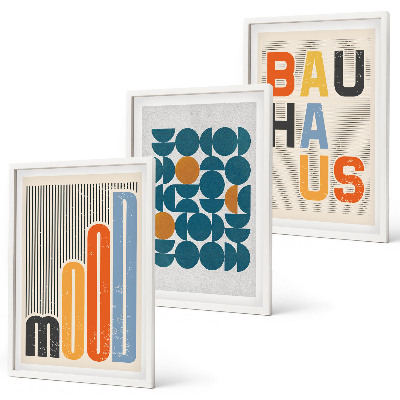 Zidna galerija Geometrijski uzorci Bauhausa