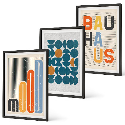 Zidna galerija Geometrijski uzorci Bauhausa