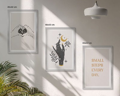Zidna galerija Minimalističke boho ilustracije