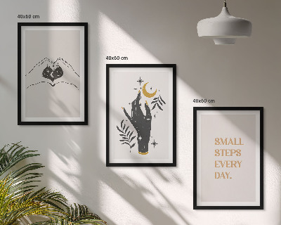 Zidna galerija Minimalističke boho ilustracije