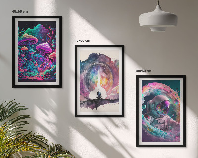Zidna galerija Šarene ilustracije fantastične umjetnosti