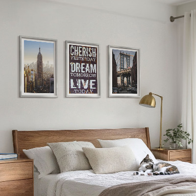 Zidna galerija Citat o pejzažima New Yorka