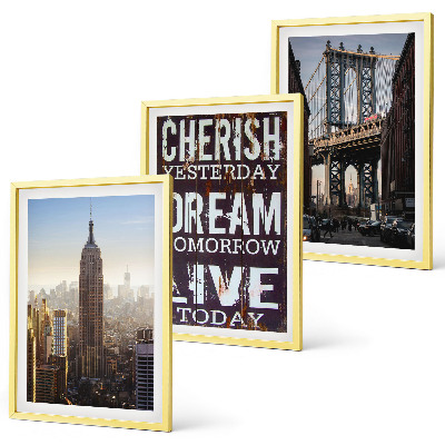 Zidna galerija Citat o pejzažima New Yorka