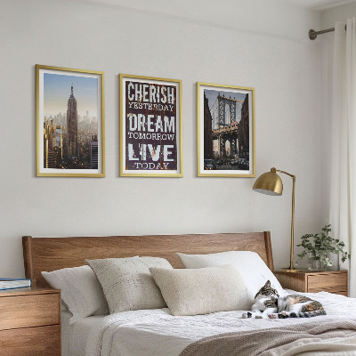 Zidna galerija Citat o pejzažima New Yorka