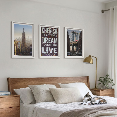 Zidna galerija Citat o pejzažima New Yorka