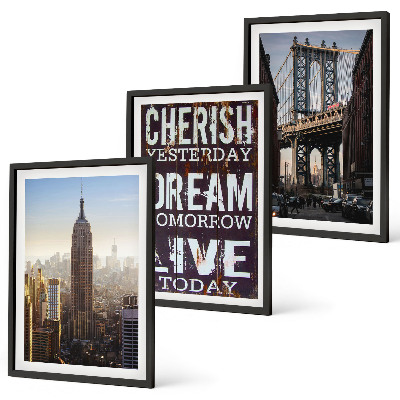 Zidna galerija Citat o pejzažima New Yorka