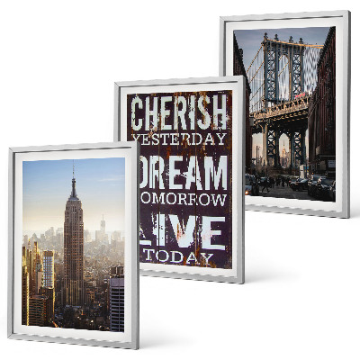 Zidna galerija Citat o pejzažima New Yorka