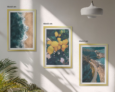 Zidna galerija Morska plaža limuni planine