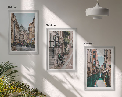 Set 3 slike u okviru Venecijanske vodene ulice
