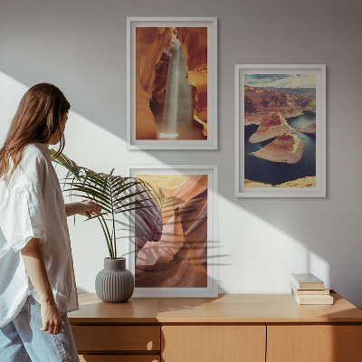 Zidna galerija Vodopad u klancu kanjona