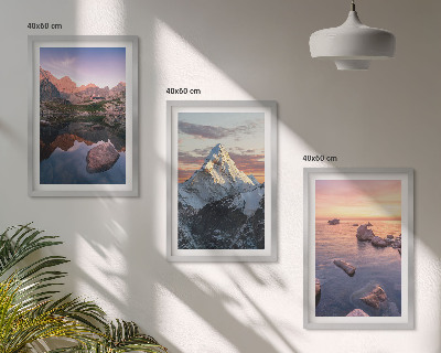 Zidna galerija Planinski krajolici u pozadini