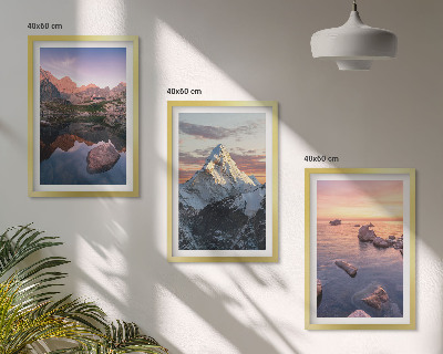 Zidna galerija Planinski krajolici u pozadini