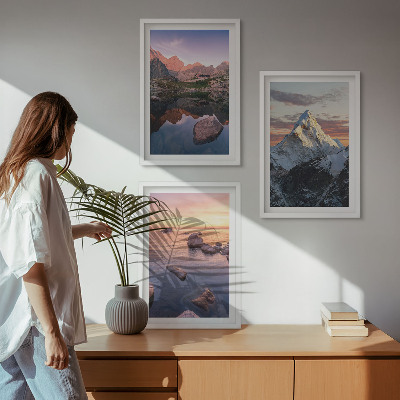 Zidna galerija Planinski krajolici u pozadini