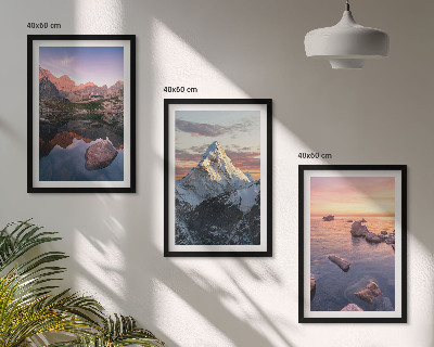 Zidna galerija Planinski krajolici u pozadini