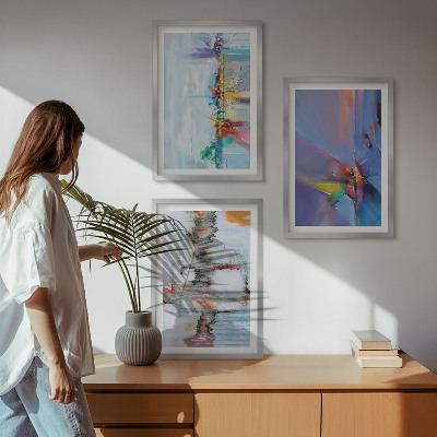 Zidna galerija Apstraktne slikarske kompozicije