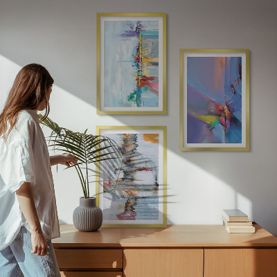 Zidna galerija Apstraktne slikarske kompozicije
