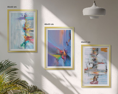 Zidna galerija Apstraktne slikarske kompozicije