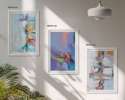 Zidna galerija Apstraktne slikarske kompozicije
