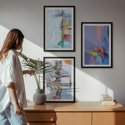 Zidna galerija Apstraktne slikarske kompozicije