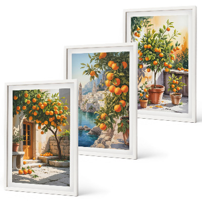 Zidna galerija Oslikani citrusni pejzaži